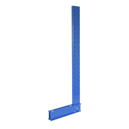 Vestil Blue Steel Standard Cantilever Single Upright Rack 6ft Height 24" Arm SU-C-6-24